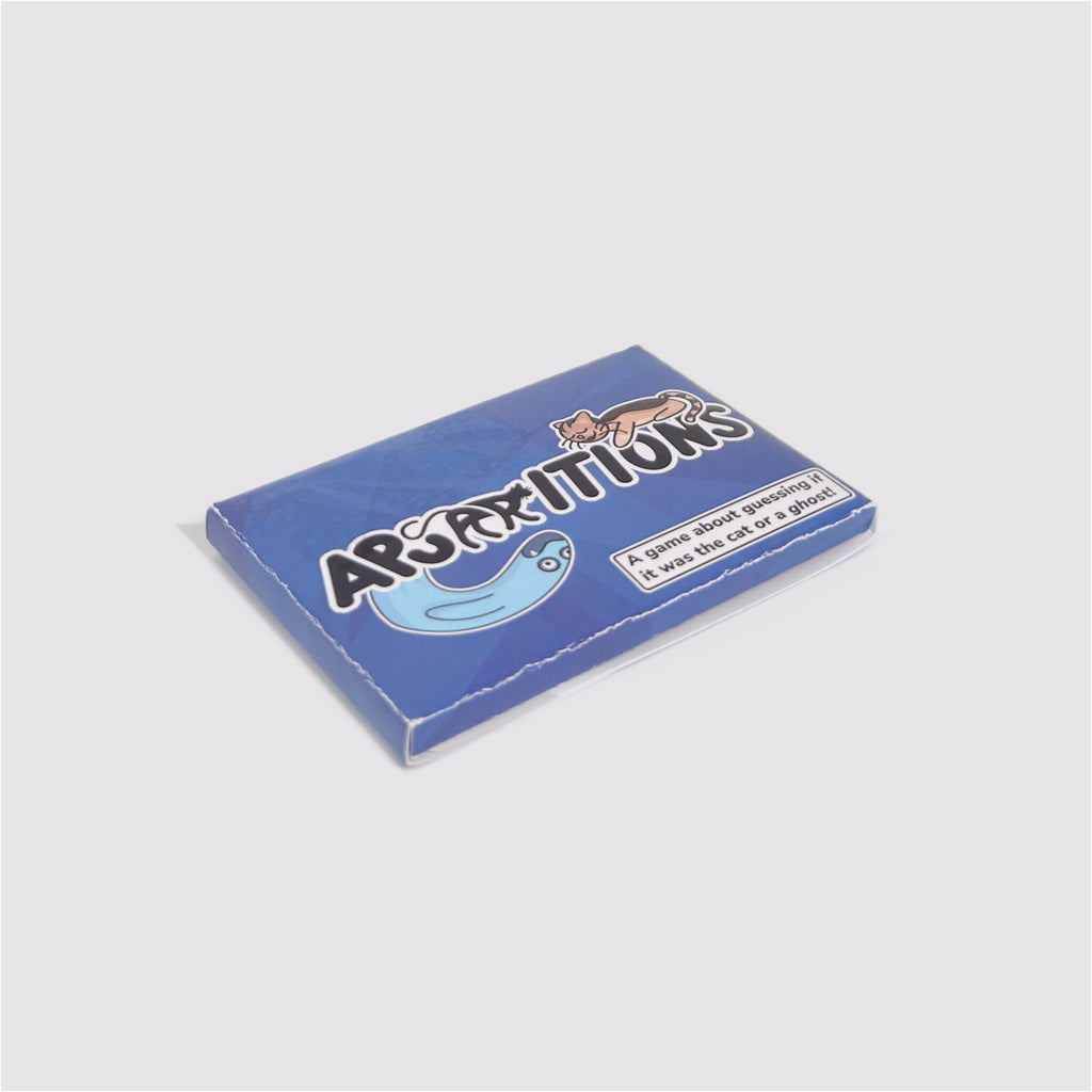 Apurritions travel card game box front